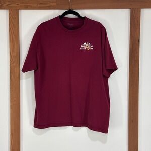 Primitive Skateboarding Floral Graphic Cotton T-Shirt Mens XL Burgundy | Skater